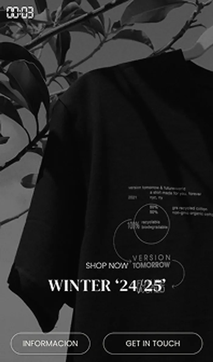 Diseño de página de producto de polo en móvil